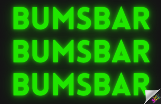 Bumsbar Malle Partysticker