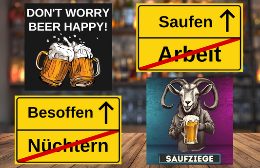 Schützenfest-Party-Paket mit 4 Motiven und 100 Stickern
